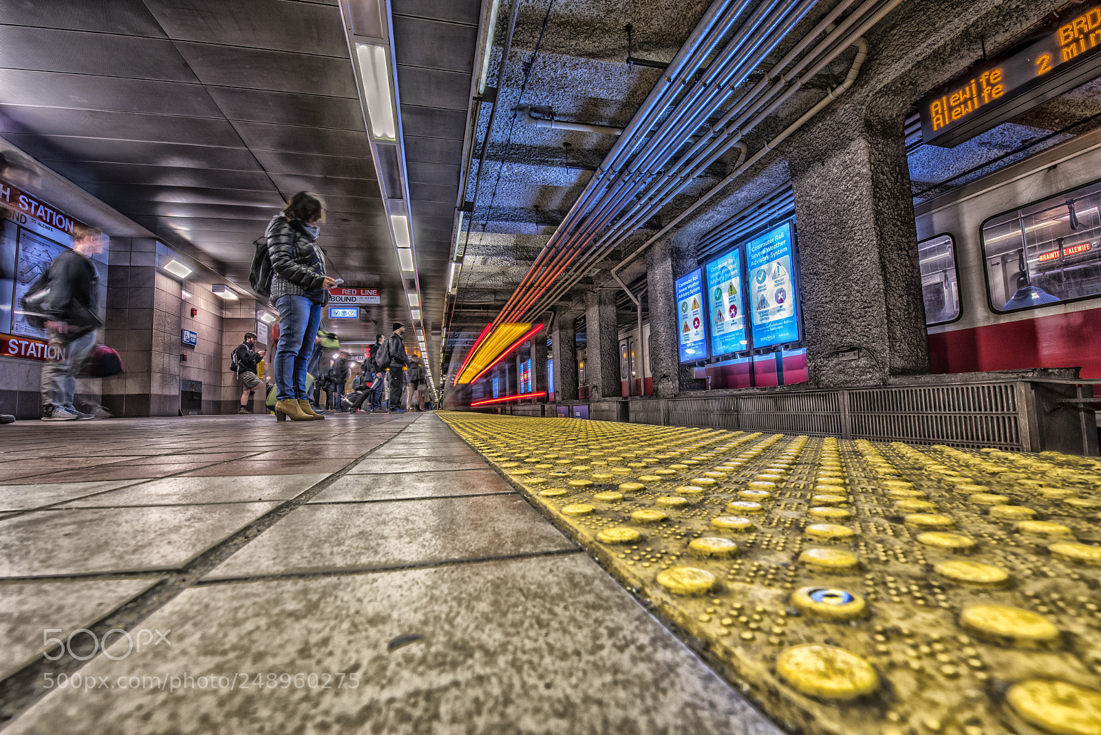 Nikon D810 sample photo. Us boston red line photography