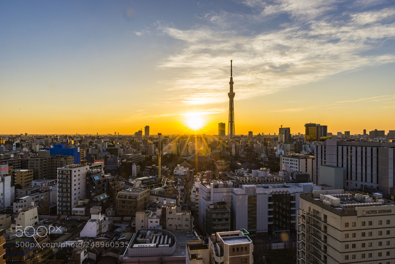 Nikon D610 sample photo. Asakusa dawn photography