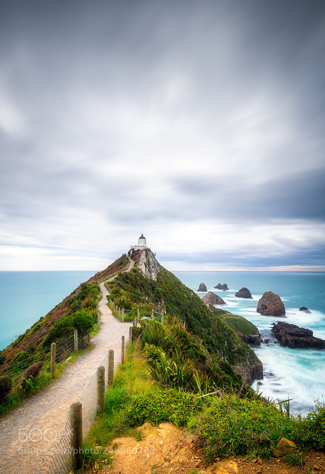 Sony a7R II sample photo. Nugget point lighthouse photography