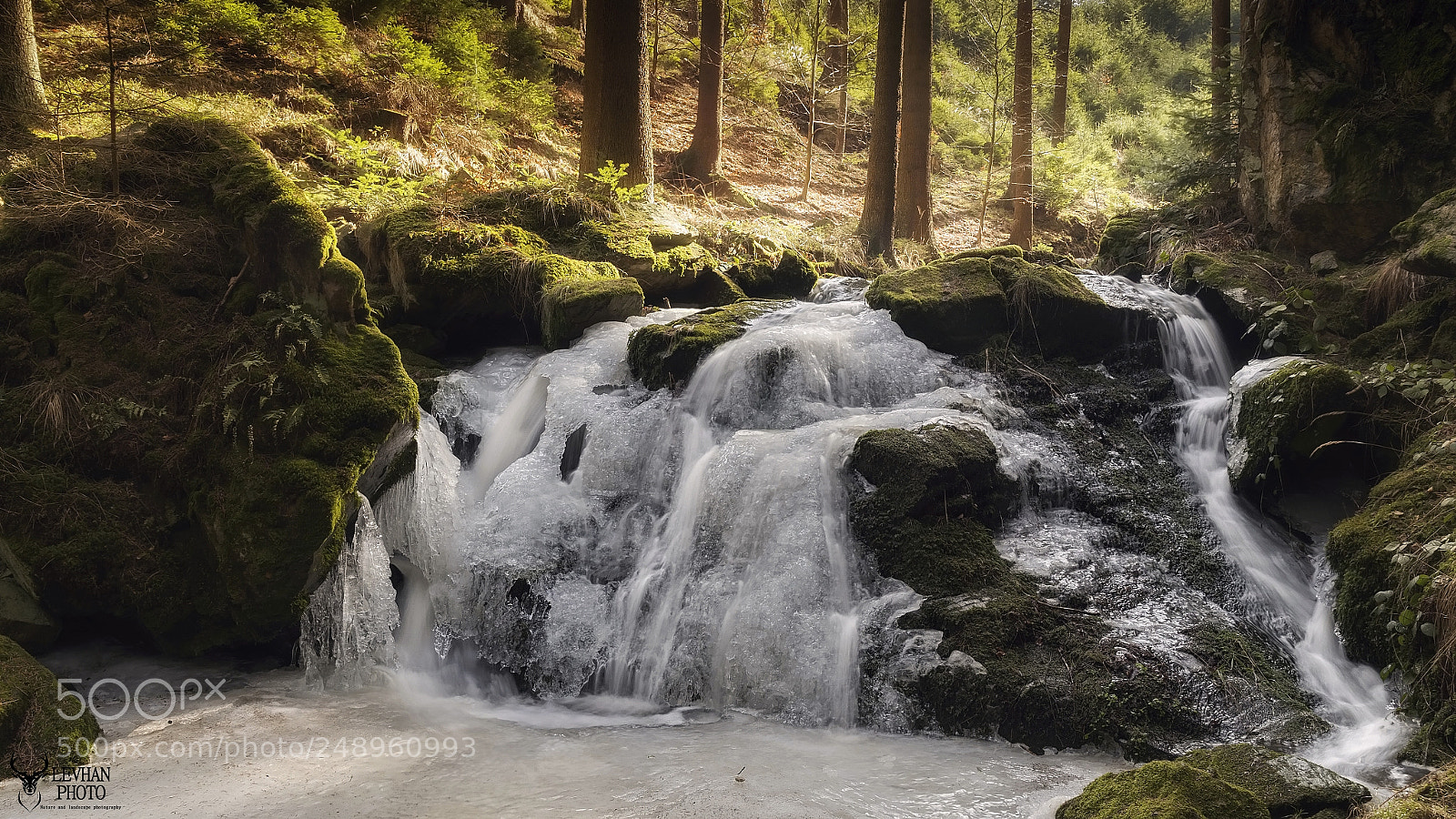 Nikon D500 sample photo. Ice waterfall photography