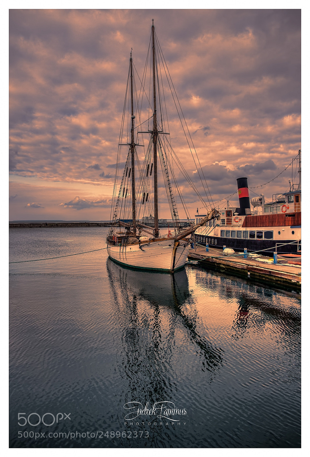 Fujifilm X-T20 sample photo. Fore-and-aft schooner hoppet photography