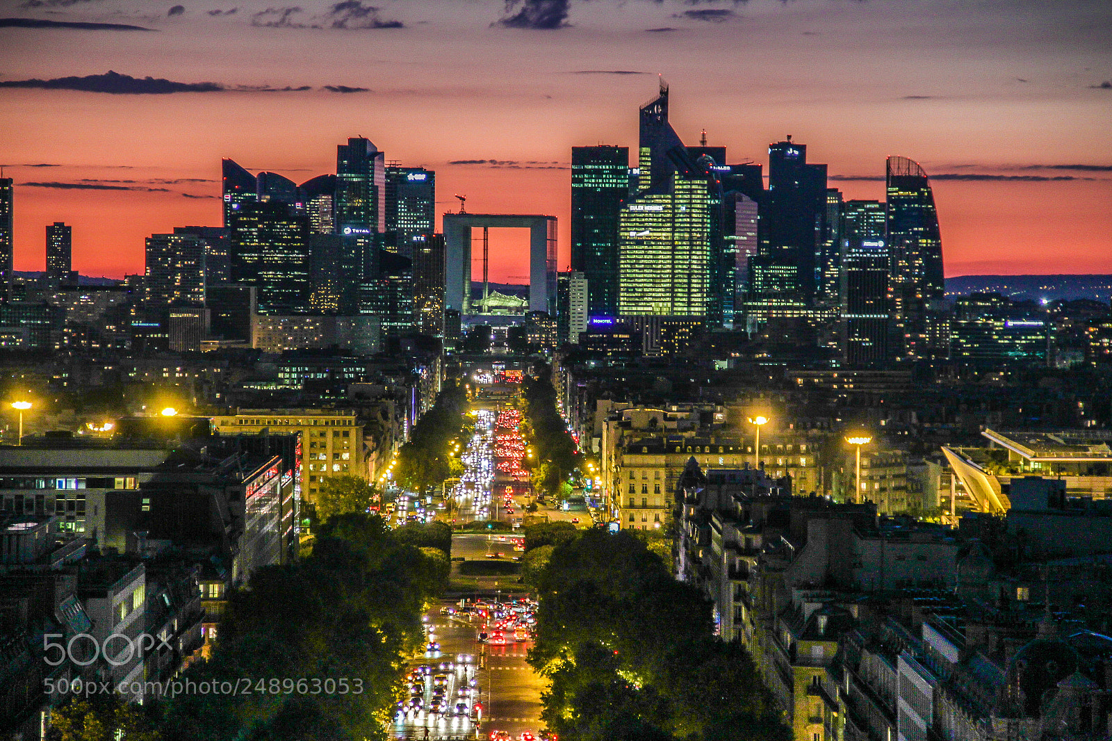 Canon EOS 7D sample photo. Paris business centre district photography