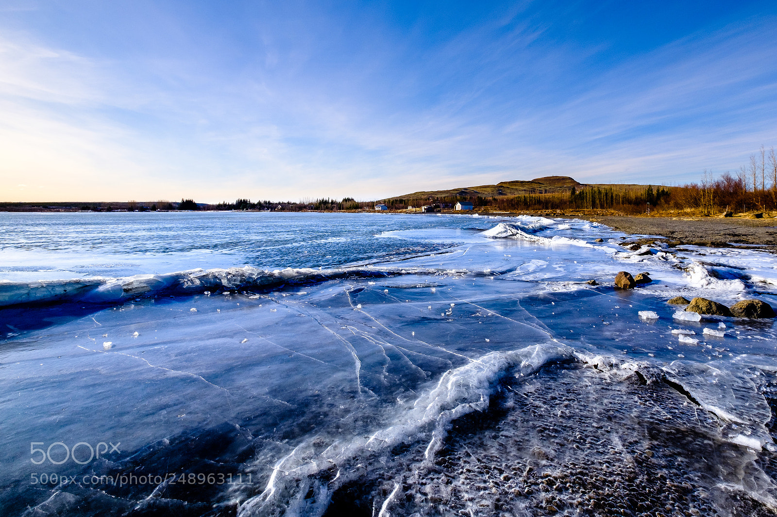 Fujifilm X-T2 sample photo. Frozen ii -lake hafravatn photography