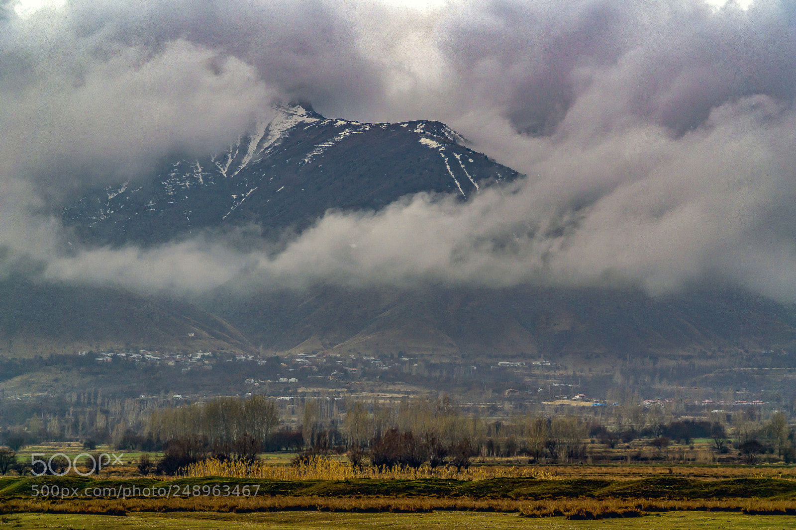 Sony a6000 sample photo. High mountains covered with photography