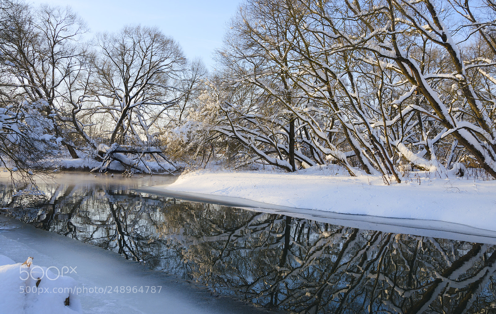 Nikon D5100 sample photo. Winter reflections photography