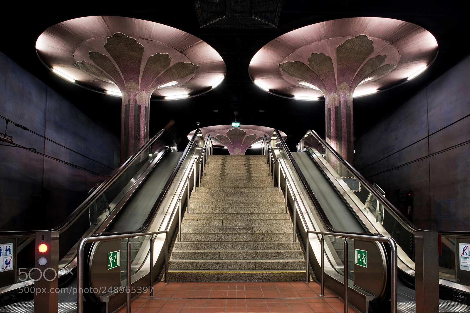 Nikon D810 sample photo. Metrostation photography