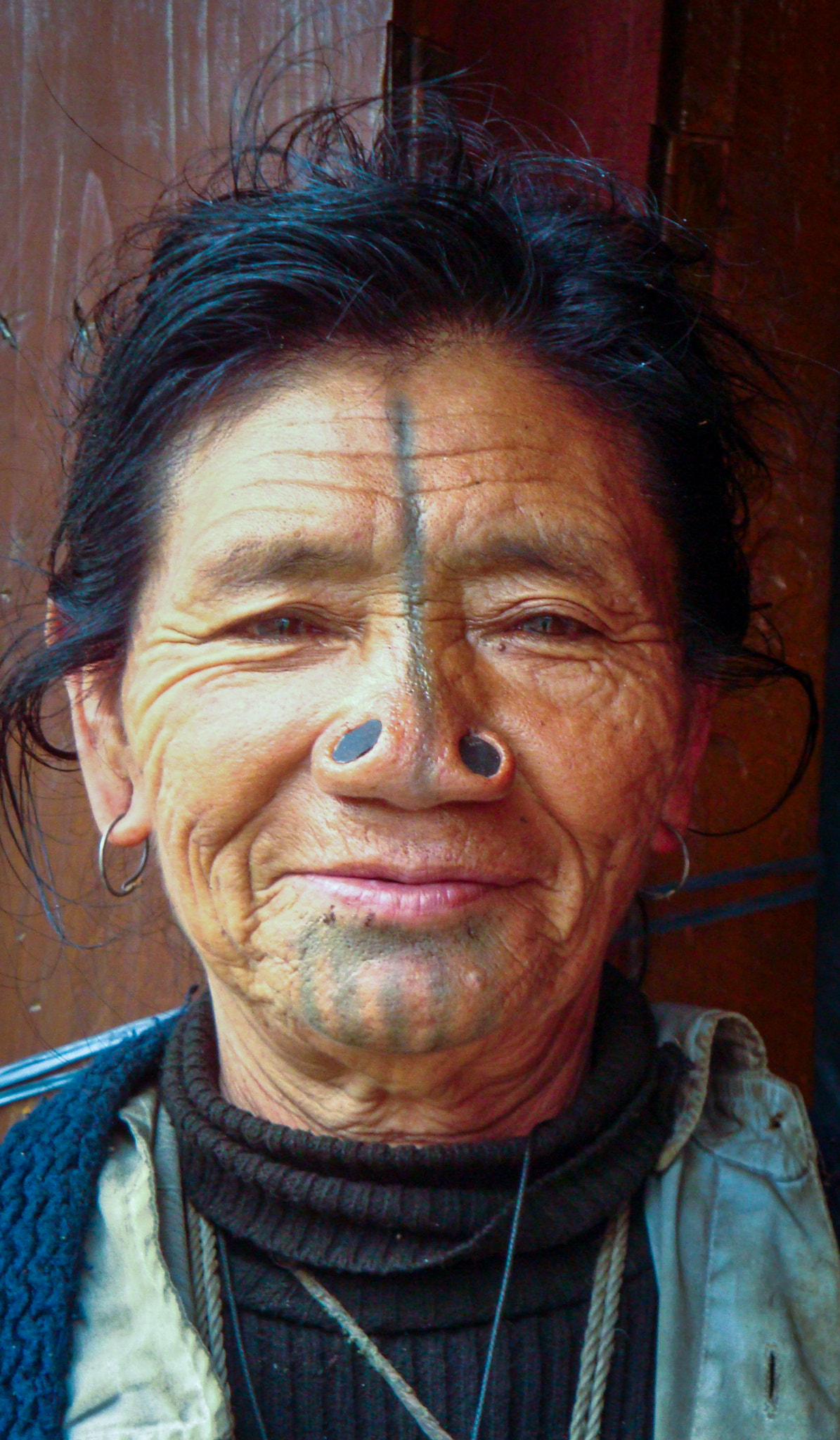 Sony Cyber-shot DSC-W150 sample photo. Apatani tribal woman photography