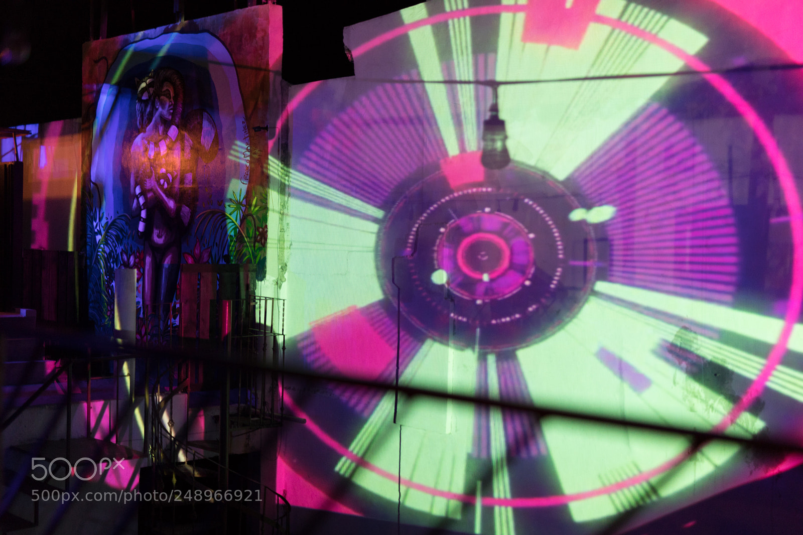 Canon EOS 5D Mark IV sample photo. Lights creating abstract art photography