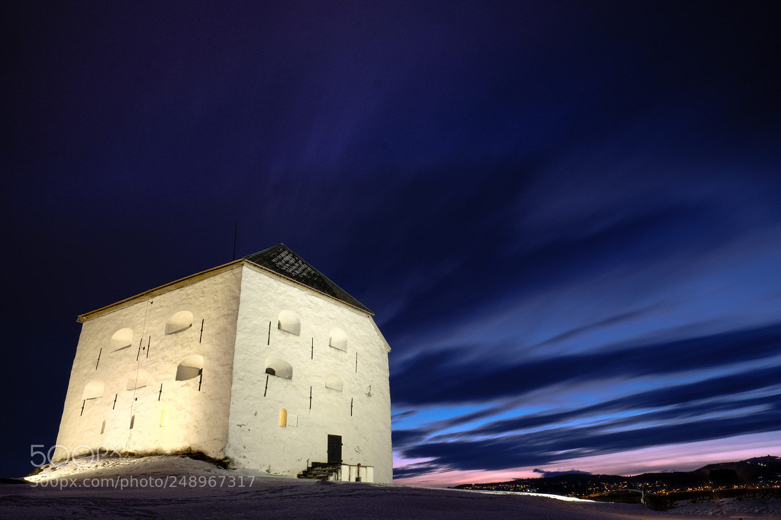 Fujifilm X-T1 sample photo. Night fortress photography