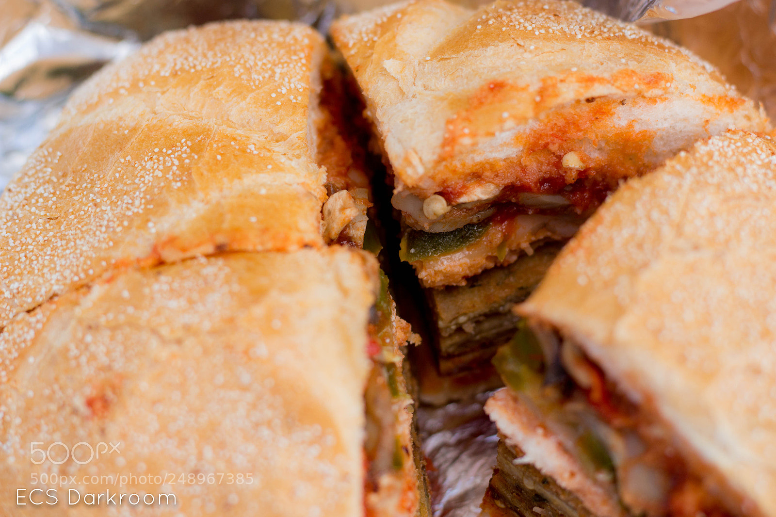 Canon EOS 100D (EOS Rebel SL1 / EOS Kiss X7) sample photo. Eggplant double parmesan photography