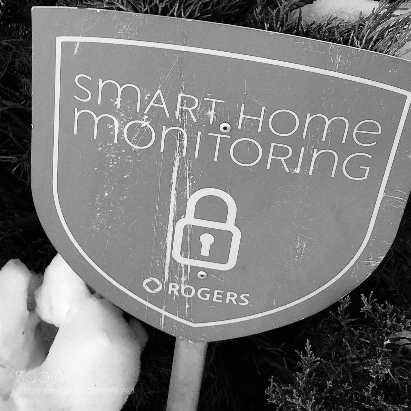Apple iPod touch sample photo. Airport security sign photography