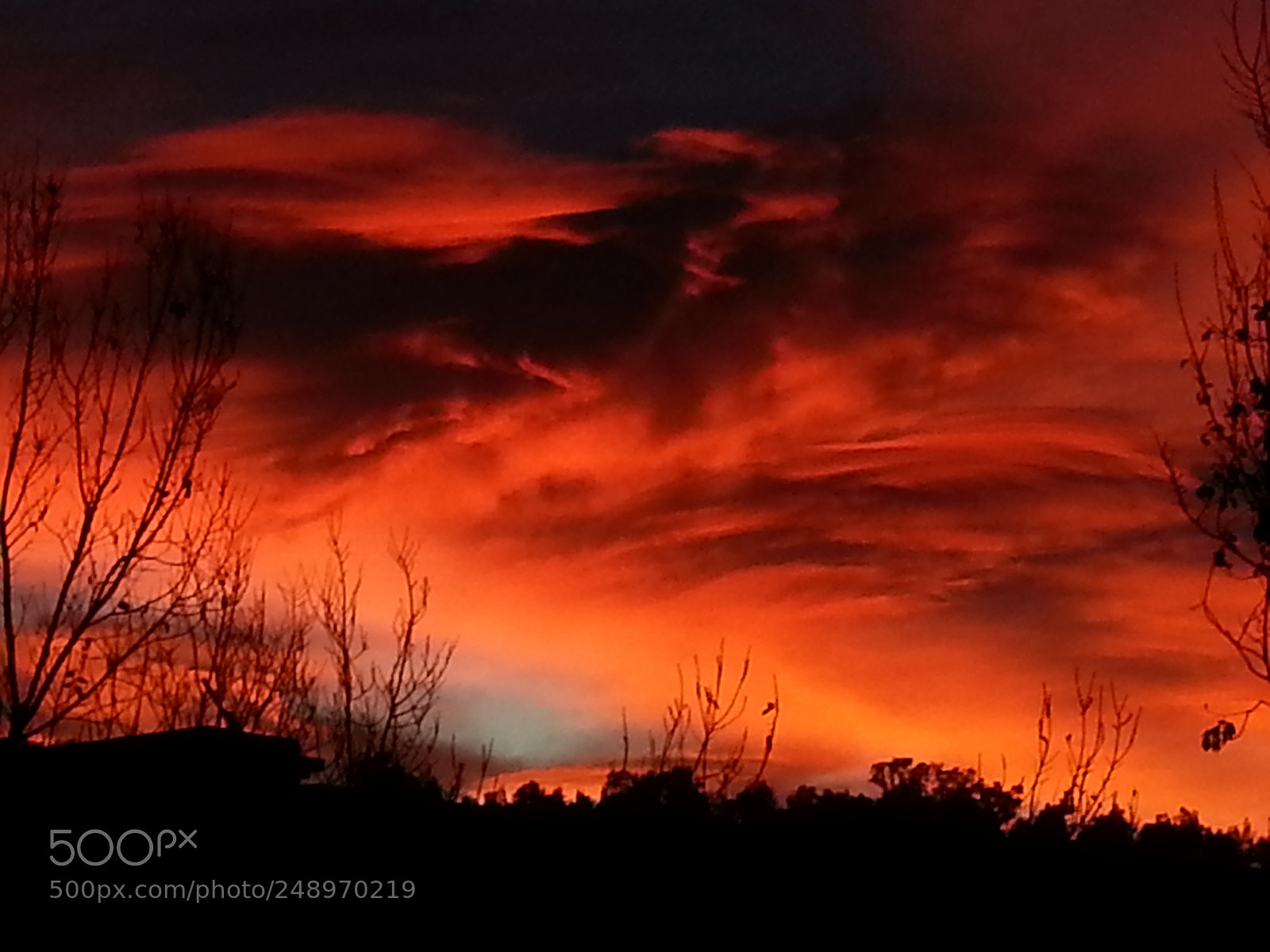 Samsung Galaxy S3 sample photo. Aube rouge photography