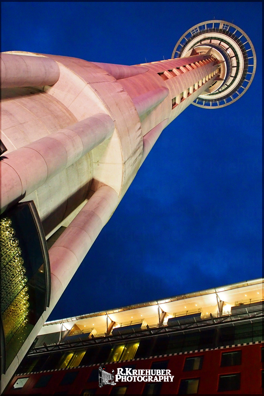 Olympus PEN E-P3 sample photo. Sky tower photography