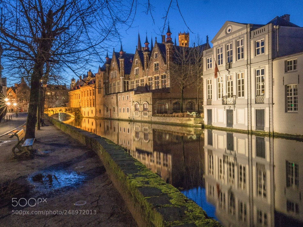 Olympus OM-D E-M10 II sample photo. Bruges groene rei photography