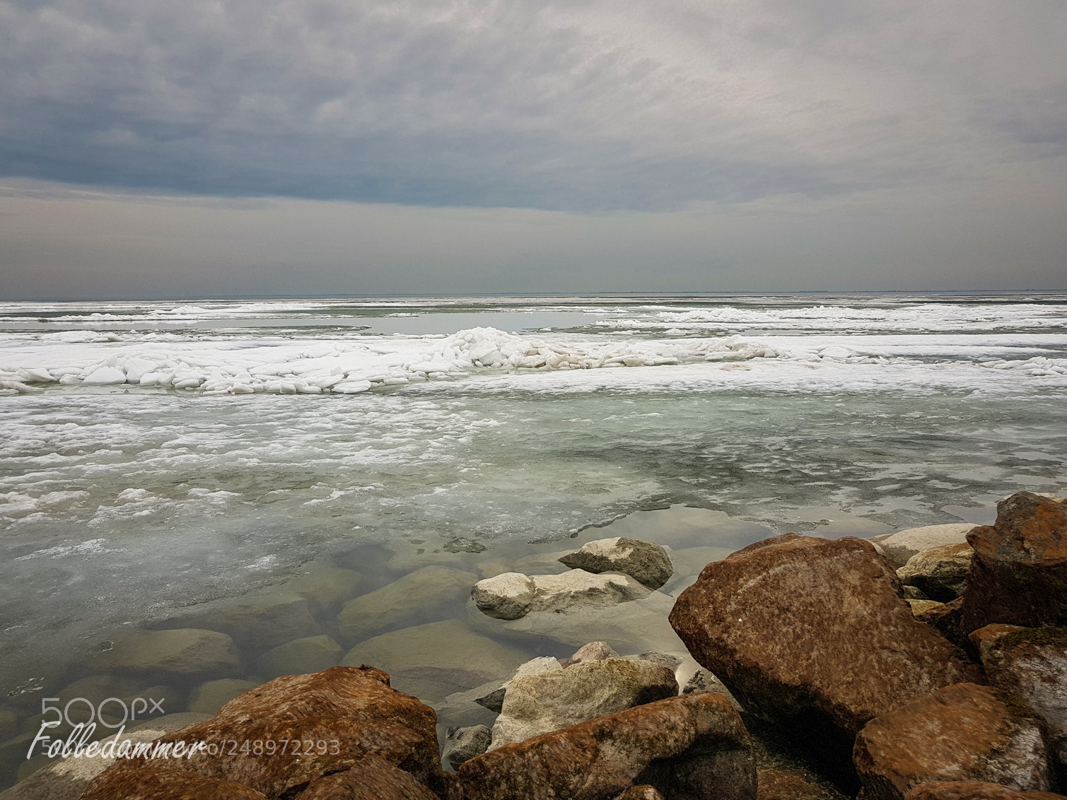 Samsung Galaxy S8 sample photo. The 'dutch arctic sea' photography