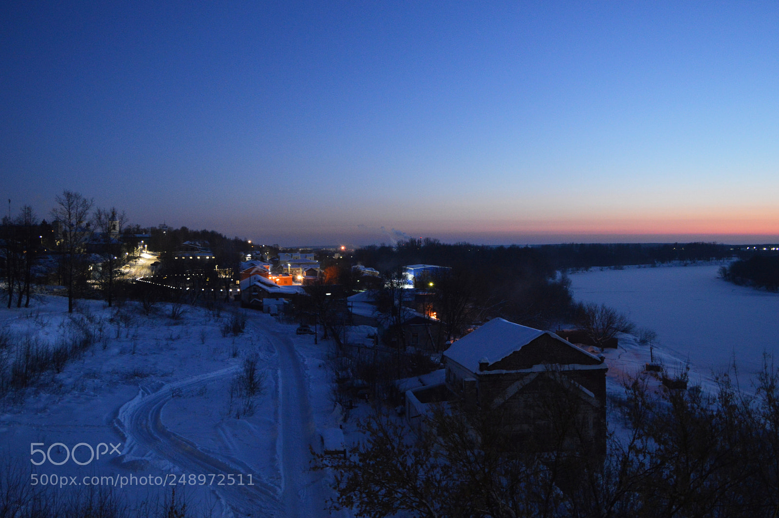 Nikon D3200 sample photo. Sunset over the river photography