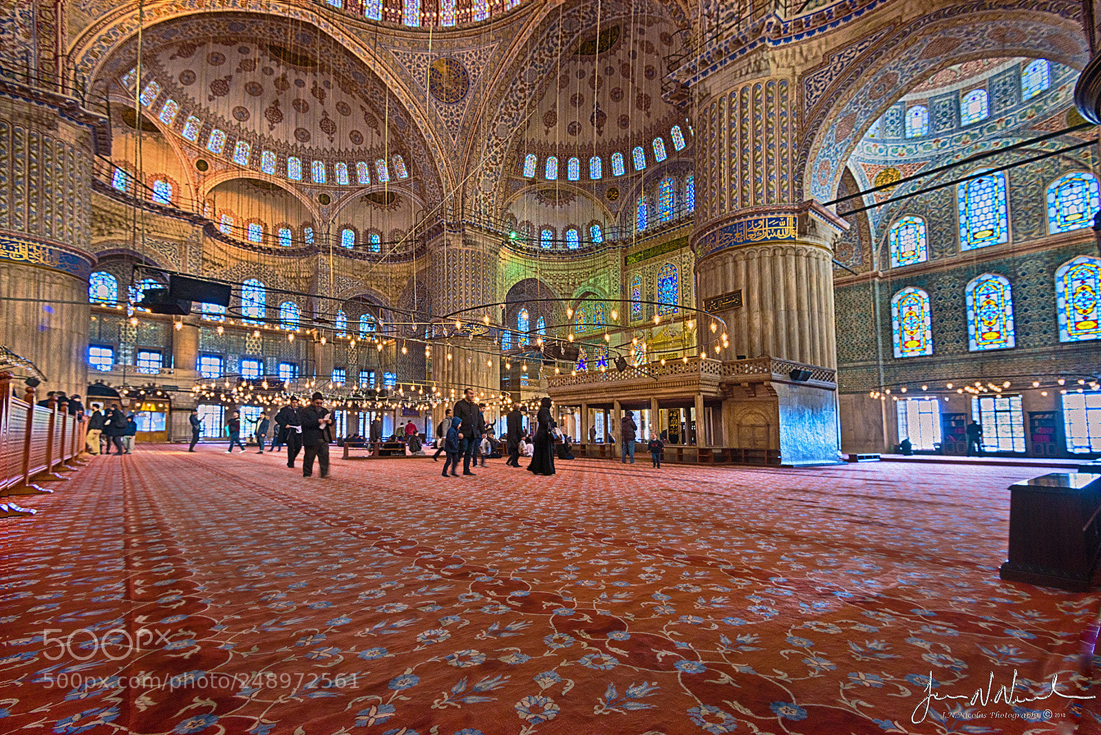 Nikon D800 sample photo. The blue mosque photography