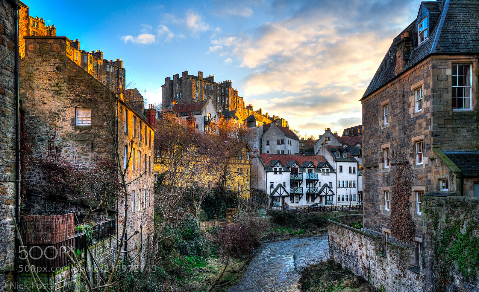 Sony a6300 sample photo. Dean village scotland photography