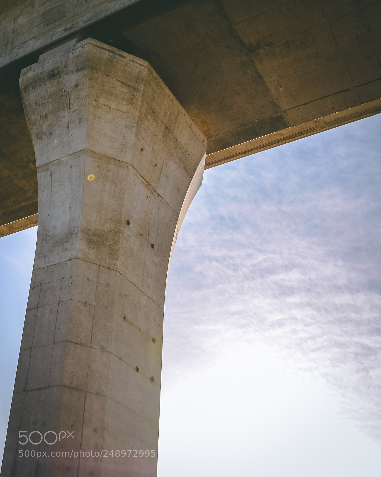 Nikon D7100 sample photo. Concrete pillar photography