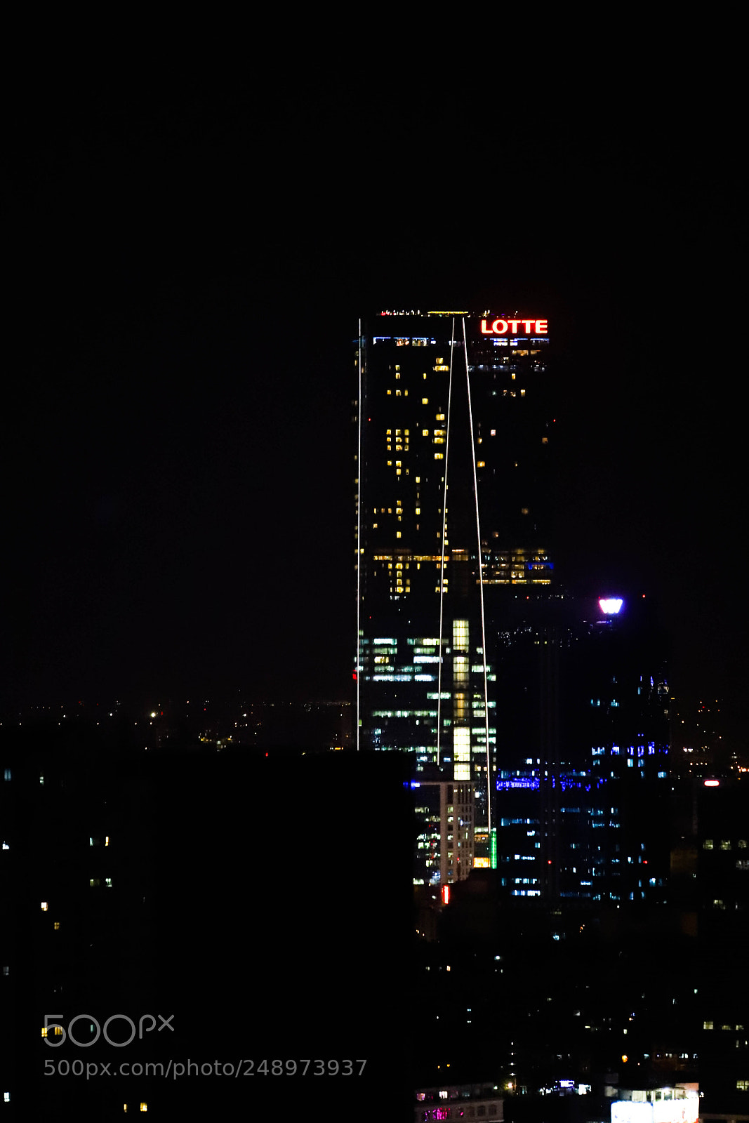 Canon EOS 6D Mark II sample photo. Hanoi city lights photography