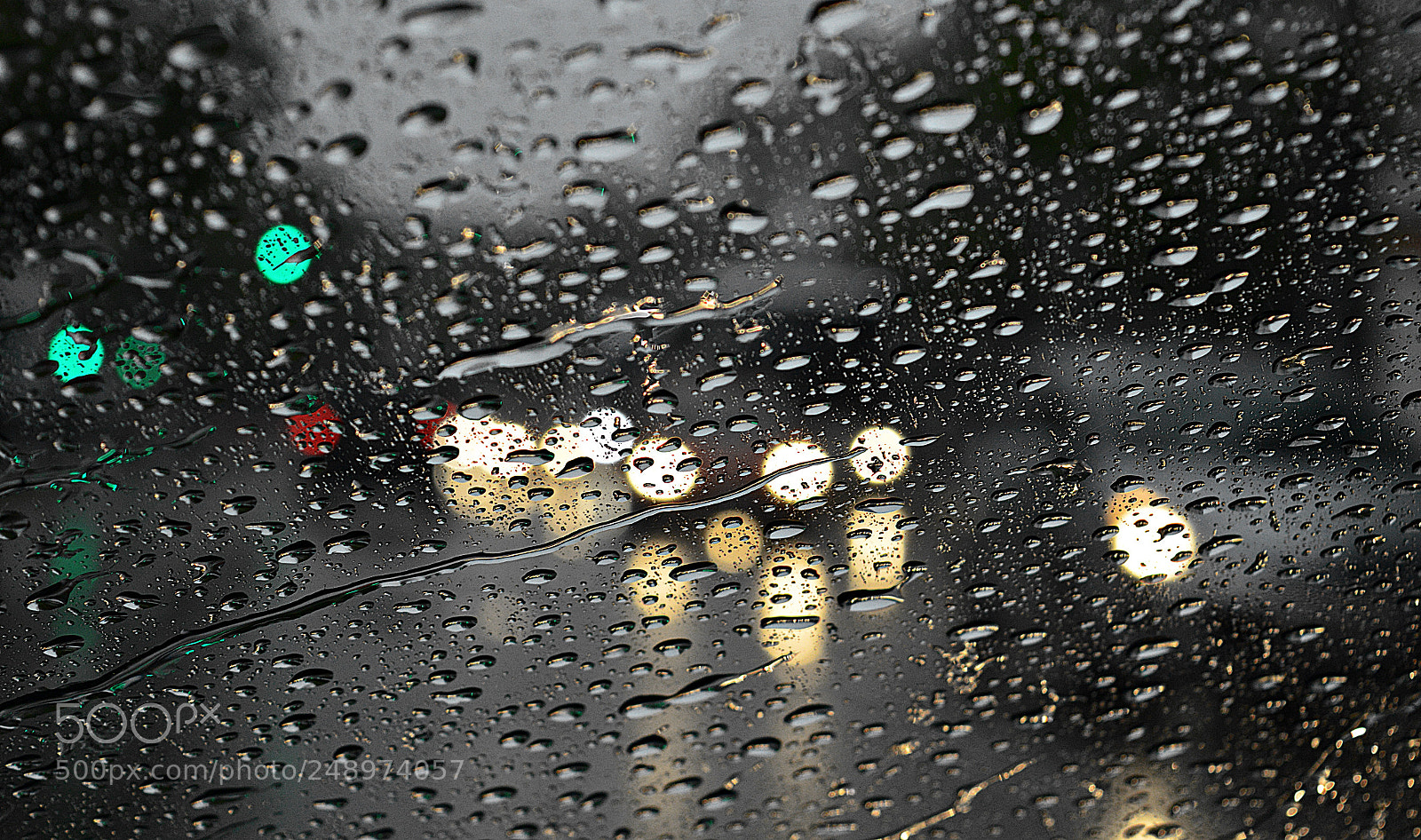 Nikon D3200 sample photo. Rainy drive photography
