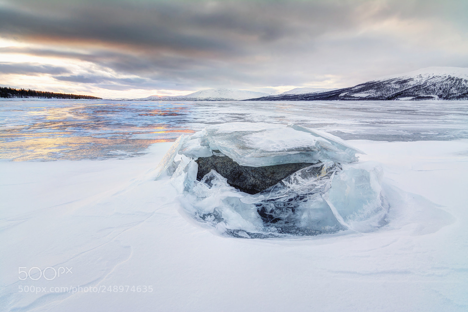 Nikon D7100 sample photo. Frozen land i photography