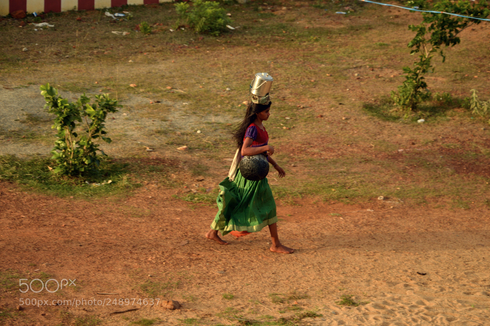 Nikon D3200 sample photo. Walking for water photography