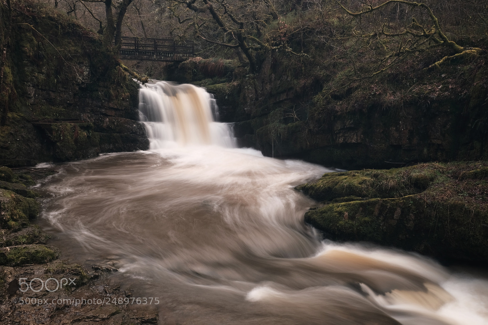 Fujifilm X-T2 sample photo. Waterfall in brecon beacons photography