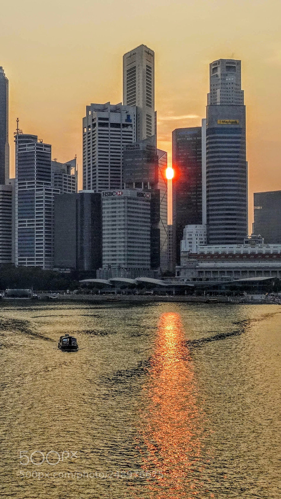 Sony Cyber-shot DSC-HX50V sample photo. Singapore sunset photography