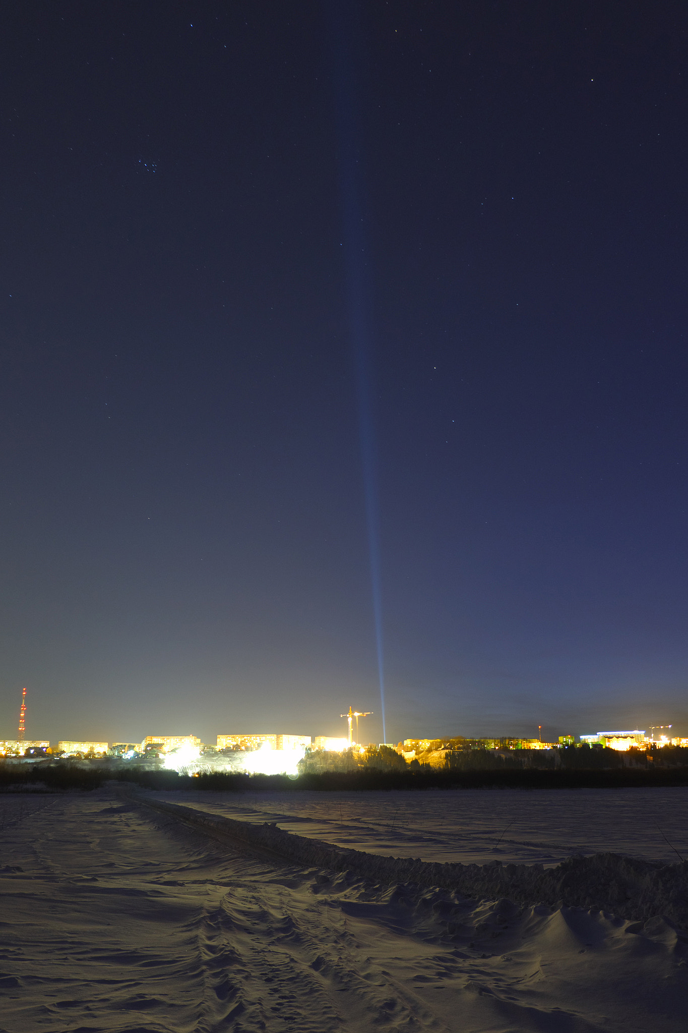 Fujifilm X-A10 sample photo. Syktyvkar town at late evening photography