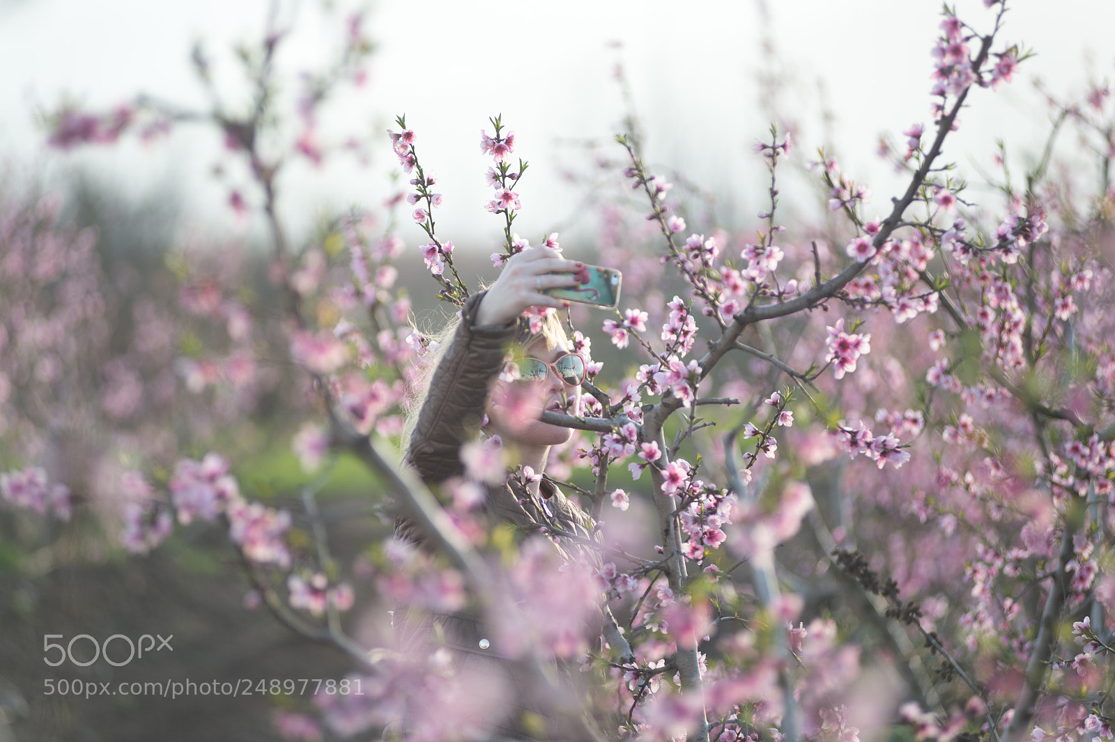 Nikon Df sample photo. Spring selfie photography