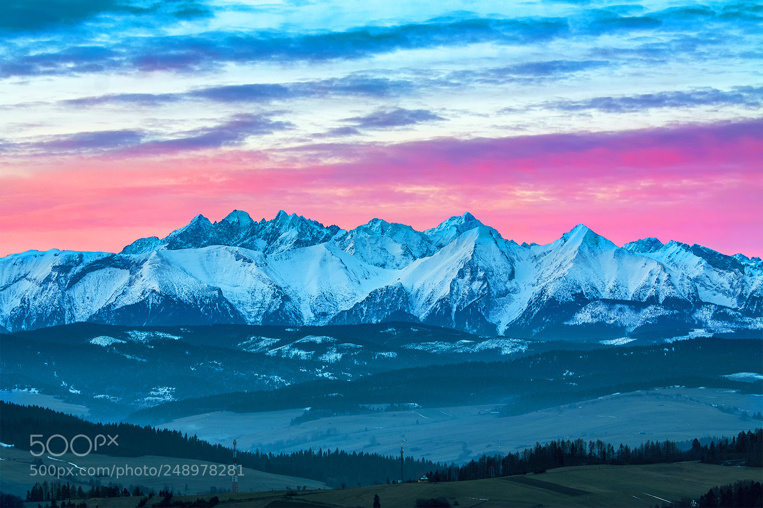 Canon EOS 50D sample photo. Tatry at sunrise photography