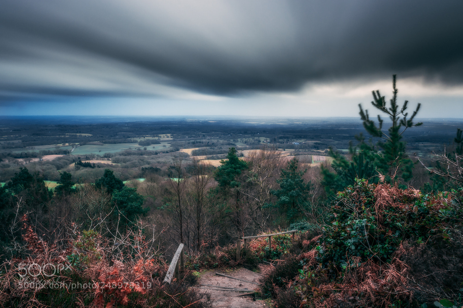 Nikon D7100 sample photo. Rainy leith hill photography