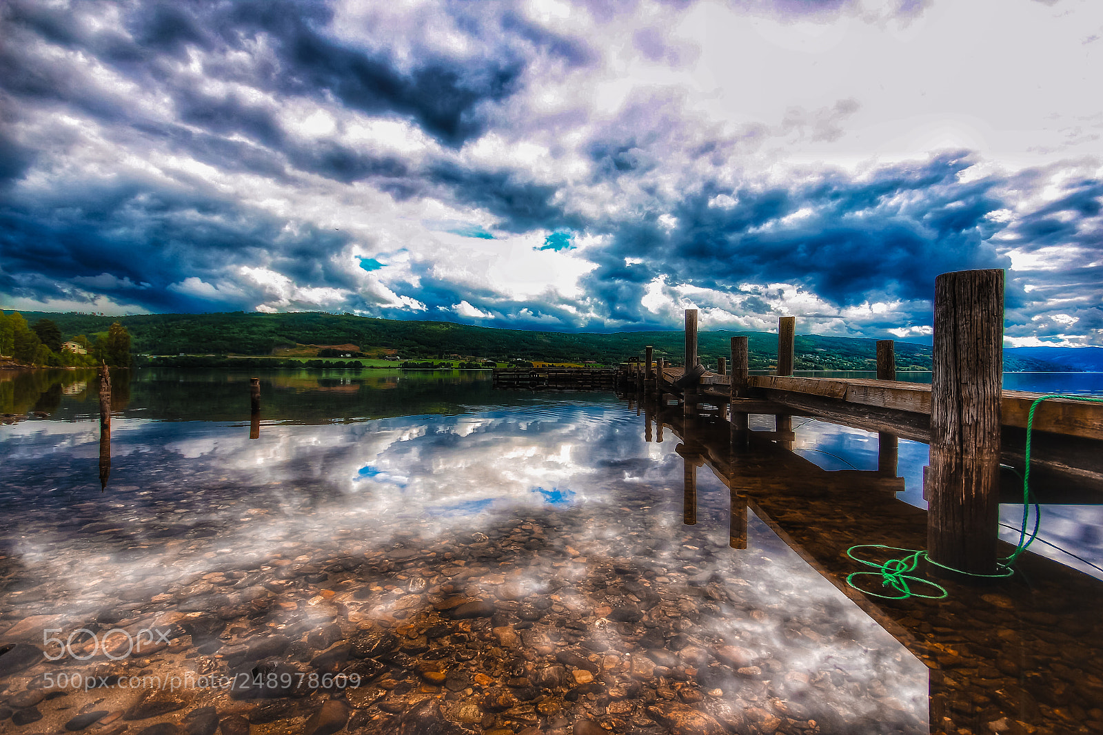 Canon EOS 60D sample photo. Pier on randsfjorden photography