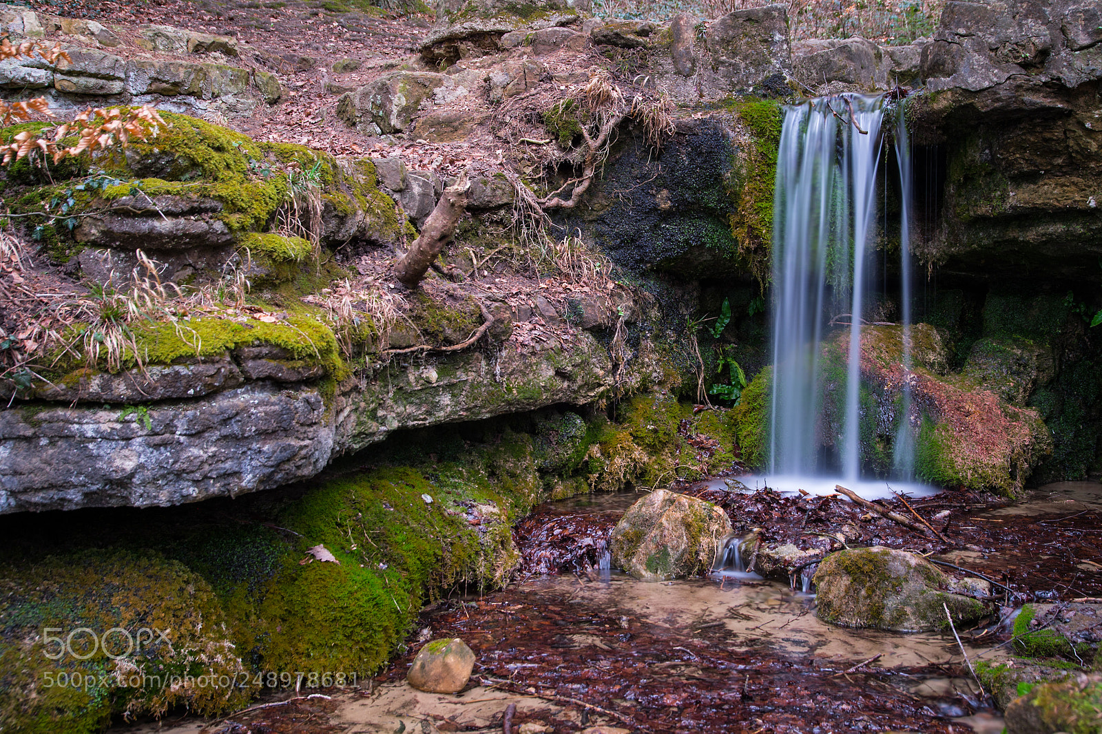 Nikon Df sample photo. Little waterfall photography