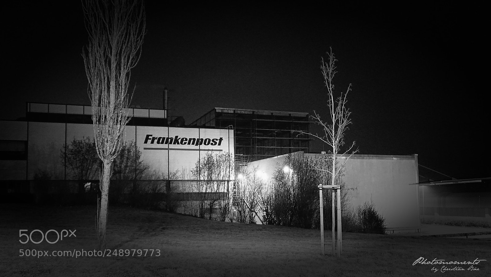Sony a6000 sample photo. Frankenpost hof bei nacht. photography