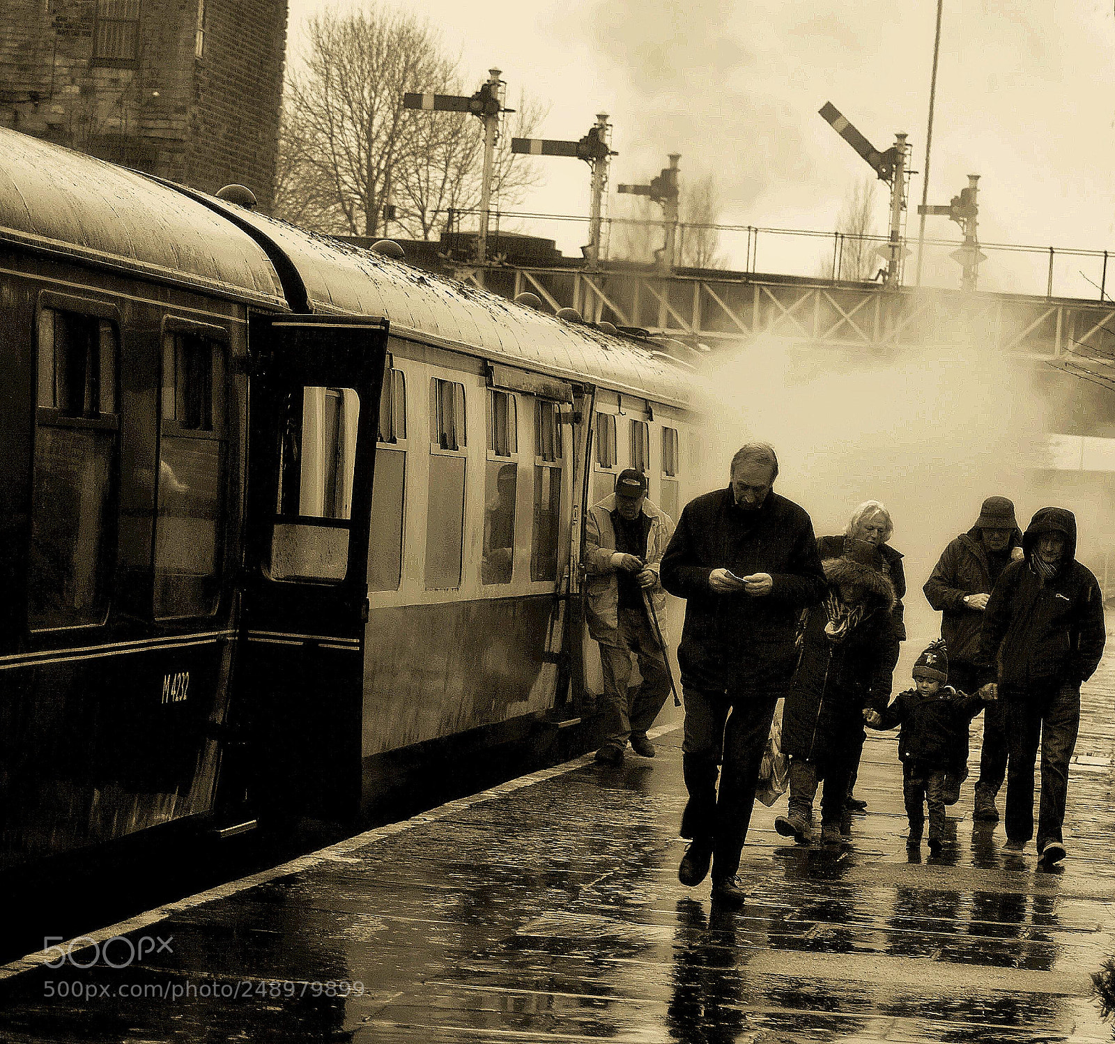Nikon D3000 sample photo. Out of the steam photography