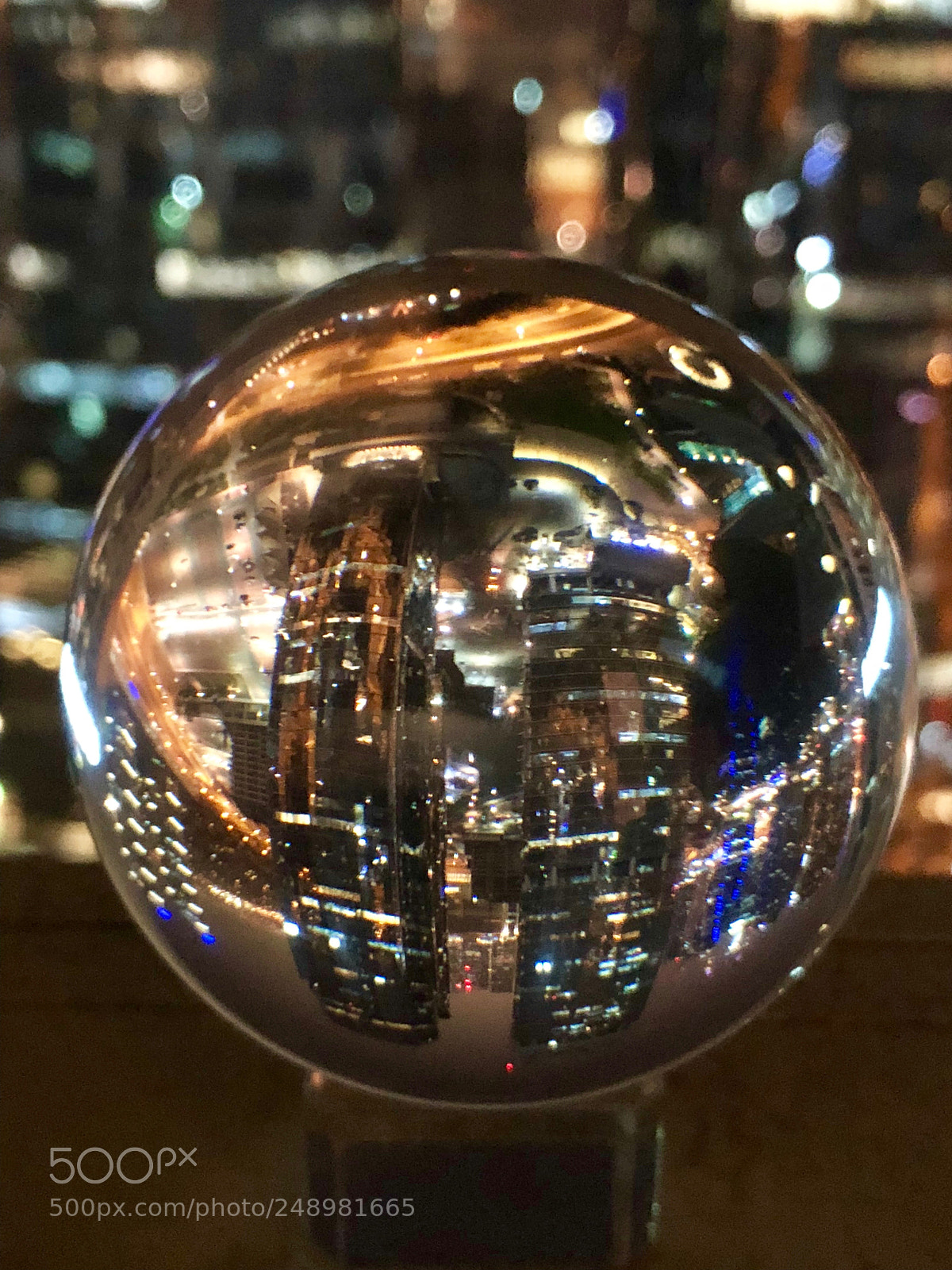 Apple iPhone X sample photo. Crystal ball to the photography