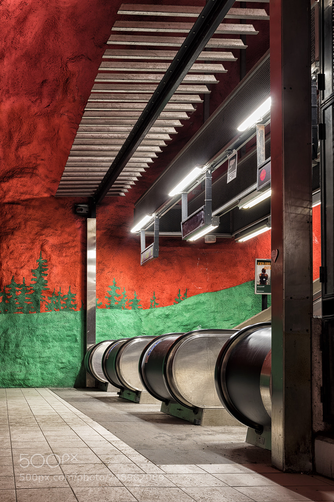 Nikon D810 sample photo. Solna station photography