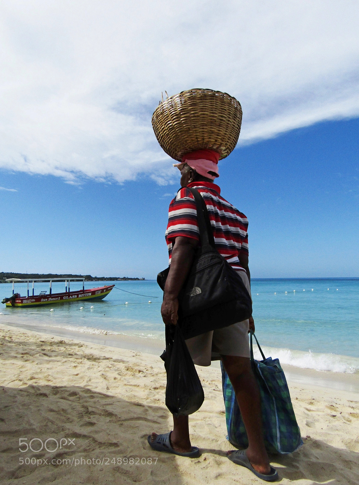 Canon PowerShot SX410 IS sample photo. A woman, jamaica photography