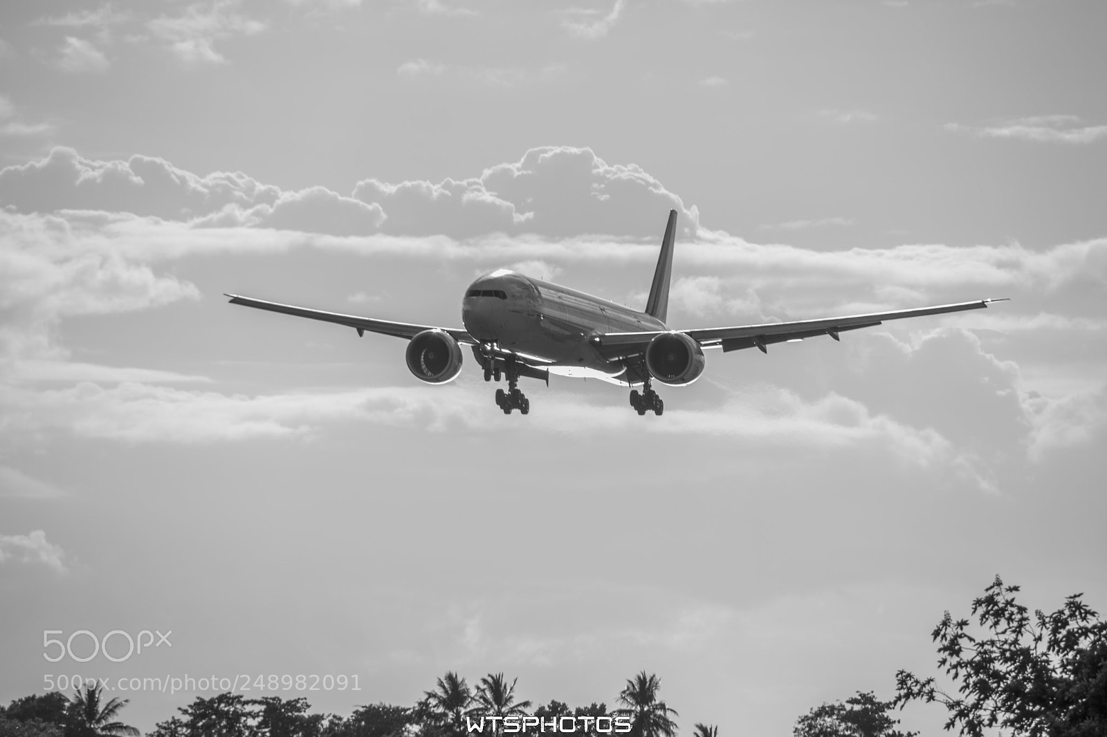 Nikon D3300 sample photo. Air france b&w photography