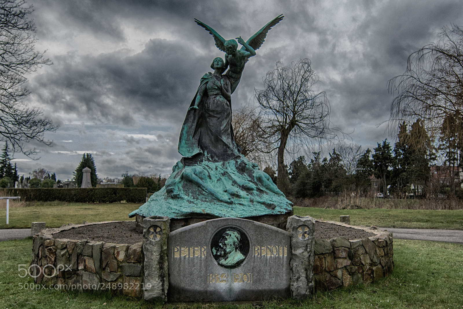 Nikon D7200 sample photo. Old cemetery in antwerpen photography