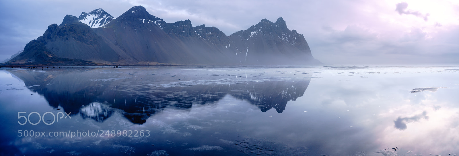 Sony a7R III sample photo. Sunrise at vesturhorn iii photography