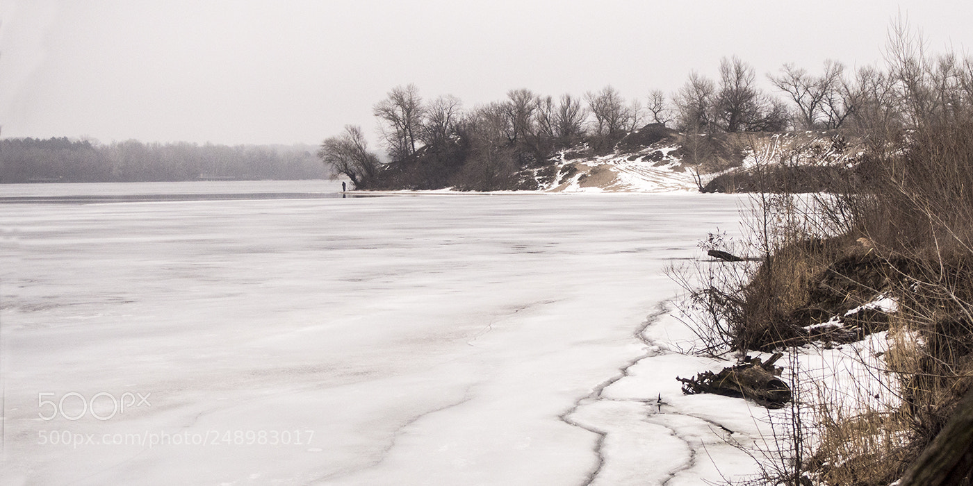 Olympus PEN E-PL5 sample photo. Ice solitude photography