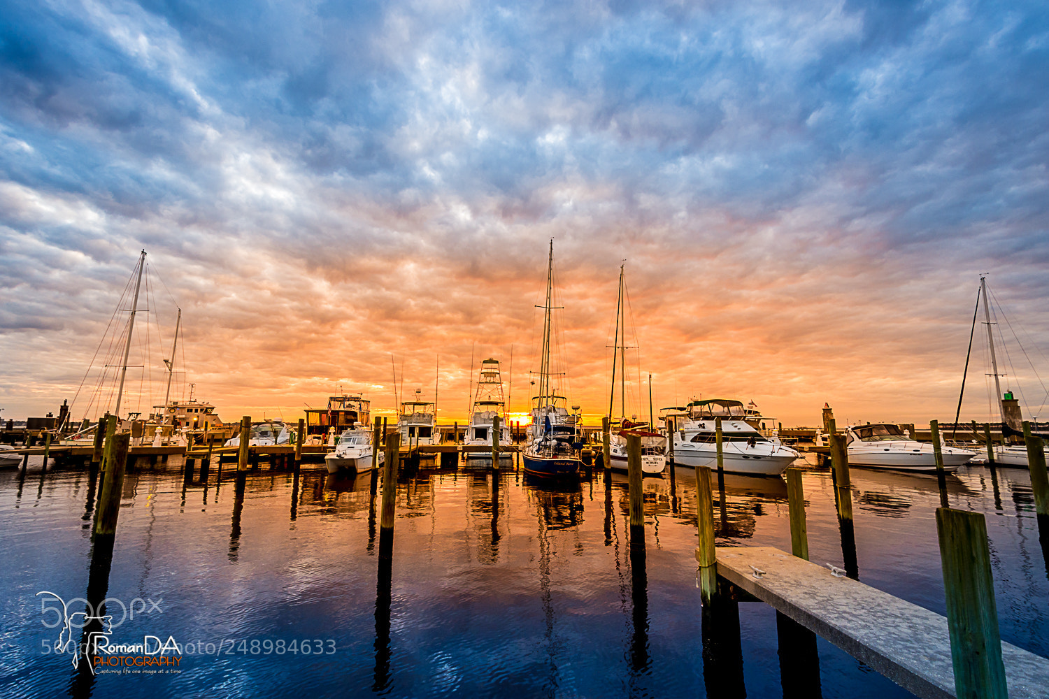 Nikon D7200 sample photo. Marina sunrise photography