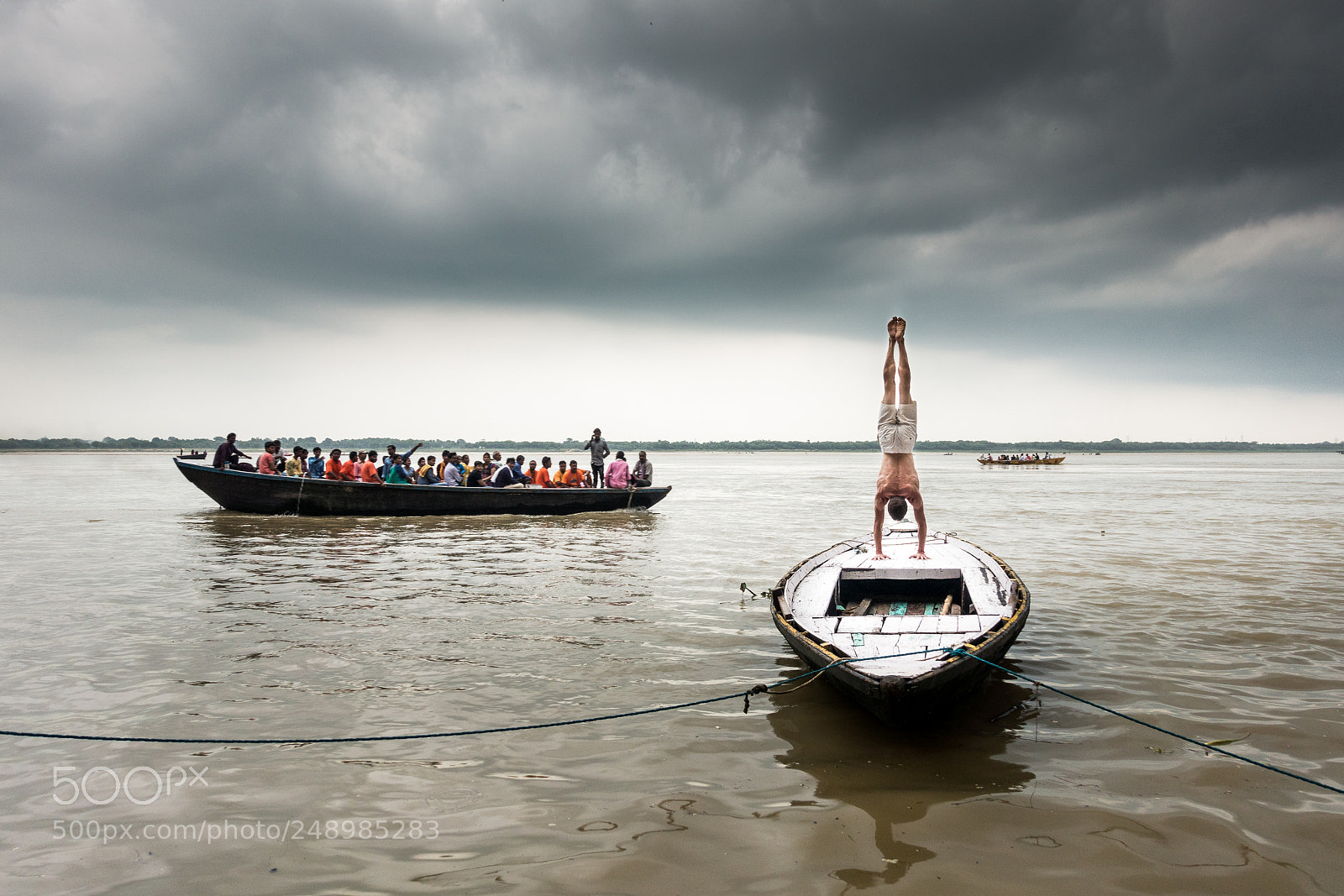 Sony Cyber-shot DSC-RX100 III sample photo. Ganges handstand photography