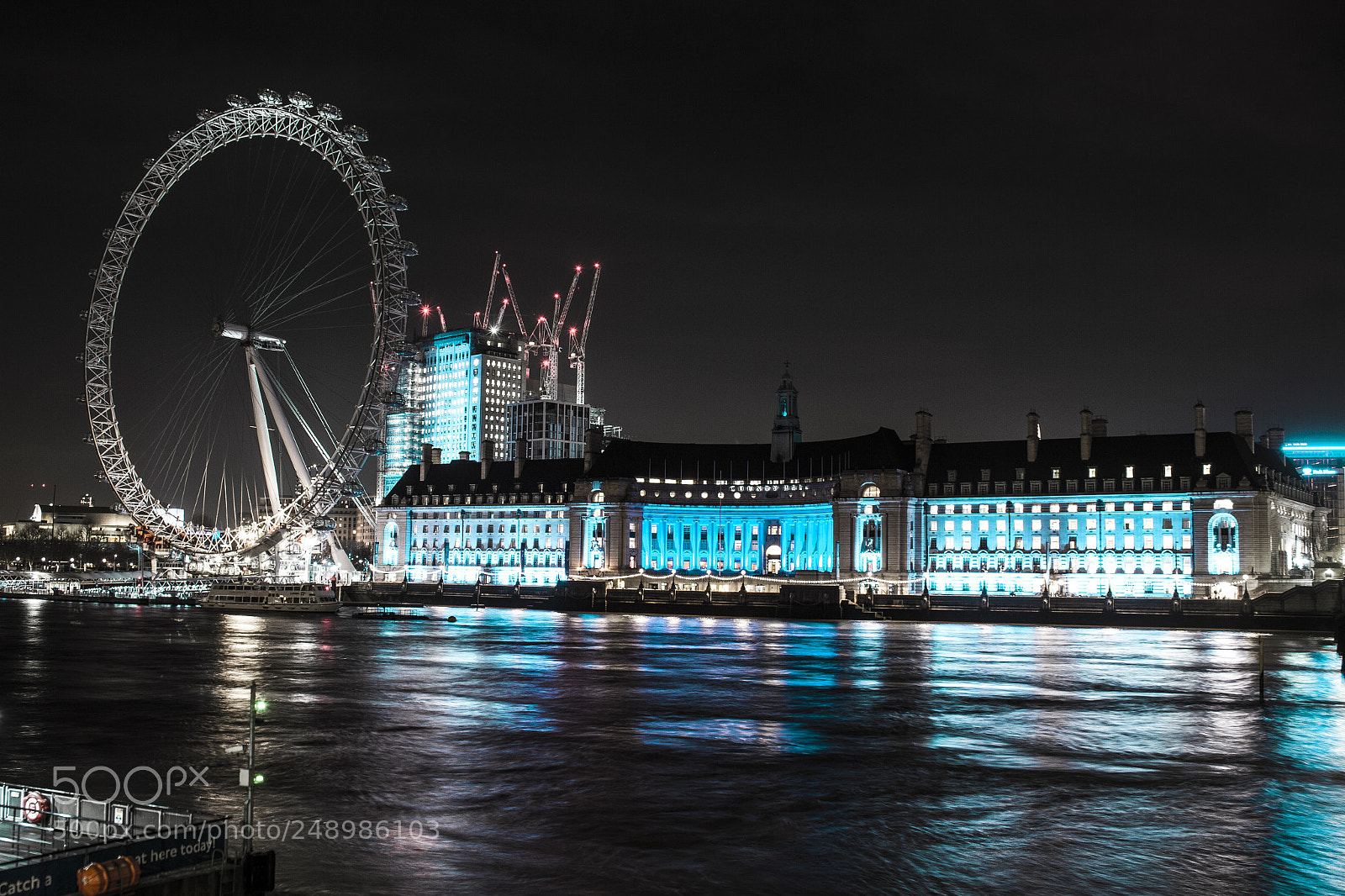 Canon EOS 7D sample photo. London eye photography