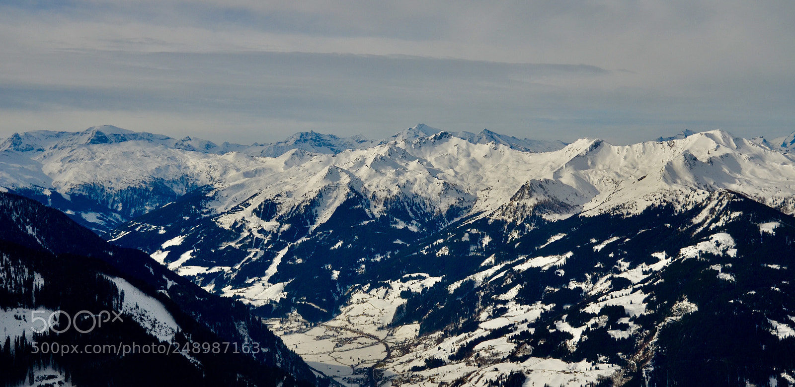 Nikon D5100 sample photo. Snowy peaks of alps photography