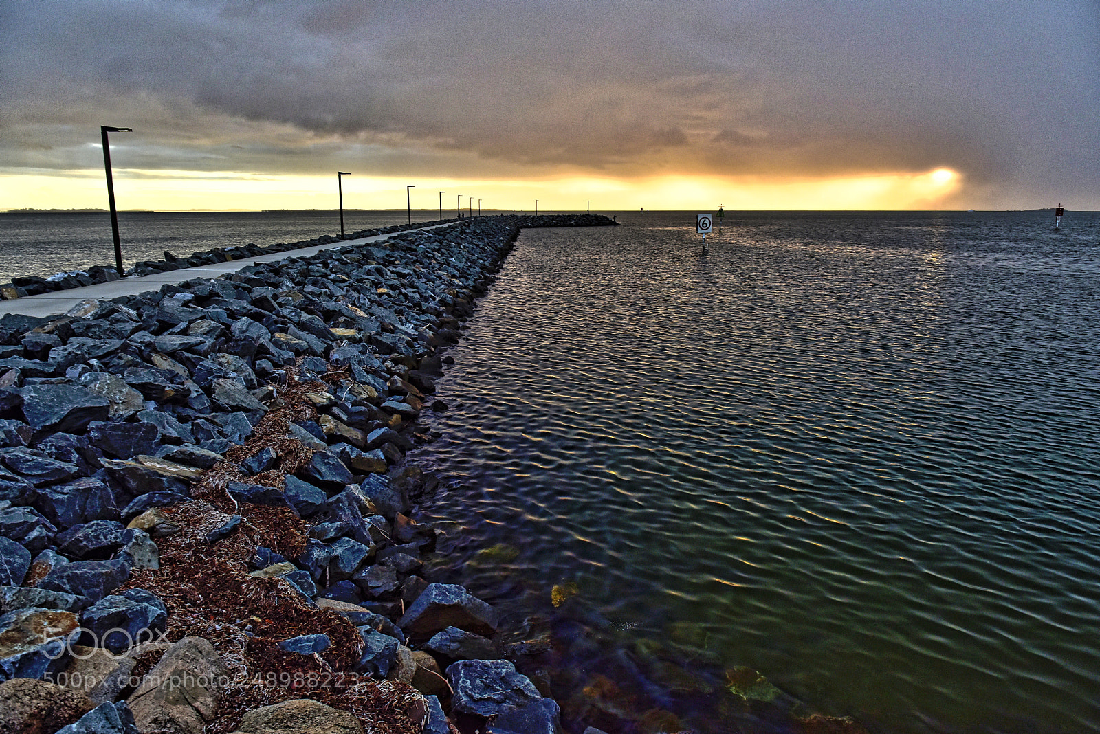 Nikon D810 sample photo. Seawall photography