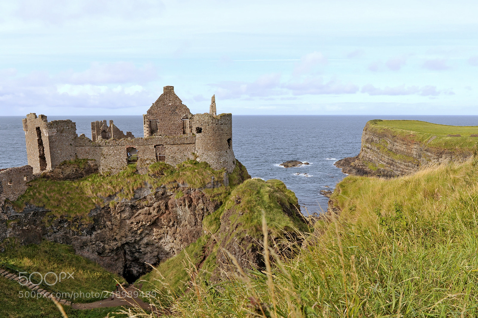 Nikon D700 sample photo. Dunseverick castle northern ireland photography